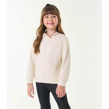 Imagem de Sueter Tricot Infantil Trick Nick Bege-Feminino