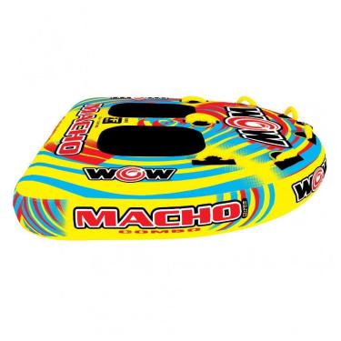 Imagem de Boia Rebocável Inflável Para 2 Pessoas, Resistente, WOW SPORTS, Amarelo