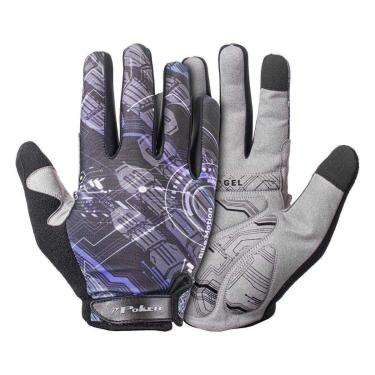 Imagem de Luva Bike Poker Antishock Gel Dedo Longo Motion-Unissex