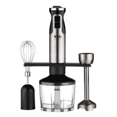 Imagem de Mixer 3 em 1, 850W, 12 Velocidades, Inox Com Processador 250g, Batedor e Acessórios Removíveis EOS EMX03