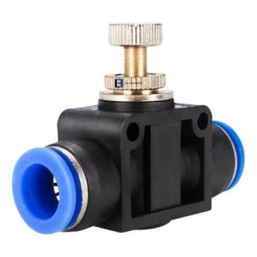 Imagem de Conexão Regulador De Fluxo Pneumática Tubo 8mm Engate Rápido - LF Auto