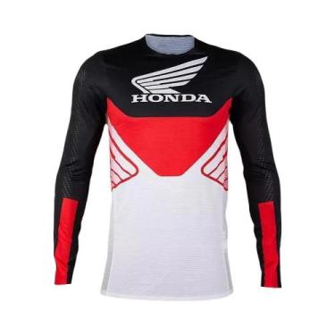 Imagem de Camiseta Masculina De Manga Longa De Secagem Rápida Honda Para Verão, 