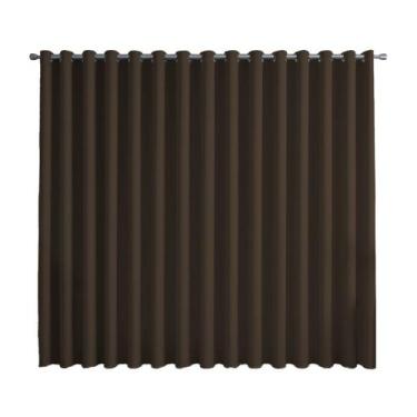 Imagem de Cortina Basic Blackout Tecido Corta Luz 6,00x2,50m para Varão Simples 