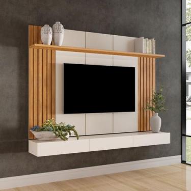 Imagem de Painel para TV até 84 Polegadas MDF 220cmx150cm Home Supreme - Móveis 