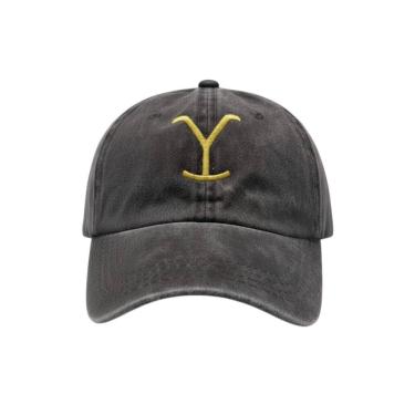 Imagem de Bone yellowstone Jeans Desbotado Country