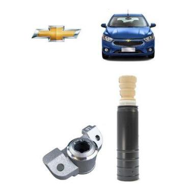 Imagem de Kit Coxim Suspensão Traseiro Esq Onix 15 16 2017 2018 2019 - QualyKits