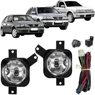 Imagem de Kit farol milha gol parati saveiro g3 1999 00 01 02 03 04 05 - BBS