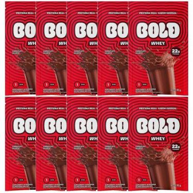 Imagem de Bold Whey - 10 Sachês 30g Chocolate ao Leite - Bold