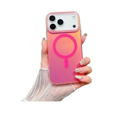 Imagem de Capa Magnética Com Glitter Arco-Íris Para iPhone 17 pro Max 16 15 14 1