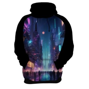 Imagem de Blusa de Frio Cidade Futurística Cyber City Future 2 - Kasubeck Store®