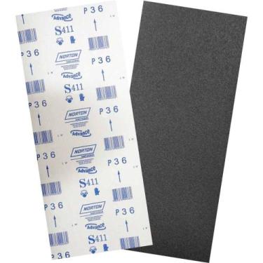 Imagem de Lixa Folha, Grão 36, S411, 305 x 750 mm, Para Assoalho de Madeira, 055