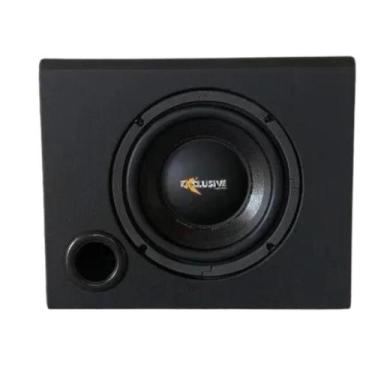 Imagem de Caixa De Som Amplificada Subwoofer 8 Polegadas Trapézio Universal Excl