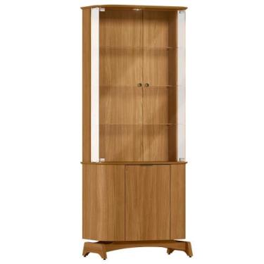 Imagem de Cristaleira Para Sala de Jantar Bar 3 Portas Verbena N01 Ypê - Lyam De