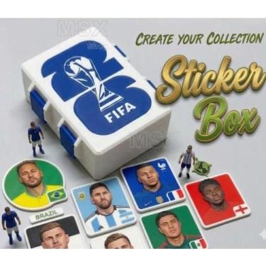 Imagem de Exclusiva Caixa Maleta Porta 100 Figurinhas Album Copa Do Mundo 2026 C