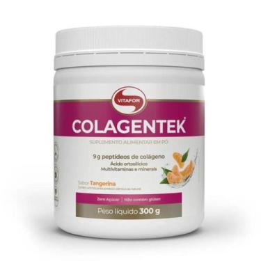 Imagem de Colagentek Colágeno Pele Cabelo e Unha 300g Vitafor, Tangerina