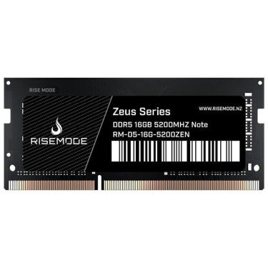 Imagem de Memoria RAM Para Notebook Rise Mode 16GB, 5200MHZ DDR5, Zeus Series, CL42 - RM-D5-16G-5...