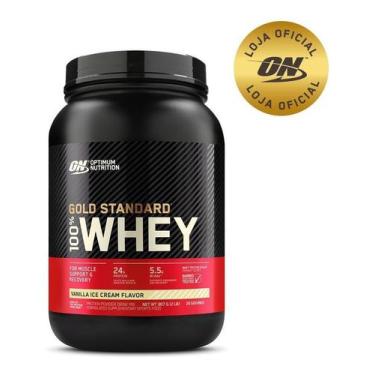 Imagem de Whey 100% Gold Standard 907g - Optimun Nutrition, Vanilla Ice Cream