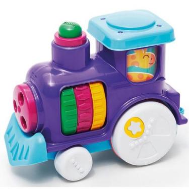 Imagem de Brinquedo Infantil Anima TREM Tateti 3032 Roxo - Calesita