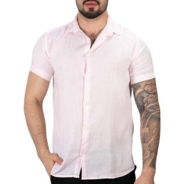 Imagem de Camisa Reserva Linho Rosa Claro, G