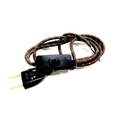 Imagem de Instala Rabicho Tecido C Interruptor Abajur 1,50mt + Tomada - Immediat