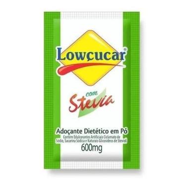 Imagem de Adoçante Stevia Plus Lowçucar Sachê 0,6g - 1000 Unidades