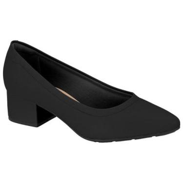 Imagem de Scarpin Feminino Salto Bloco Preto Modare 7340.123, 36