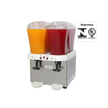 Imagem de Refresqueira inox 2 reservatórios 16 litros 220v venâncio