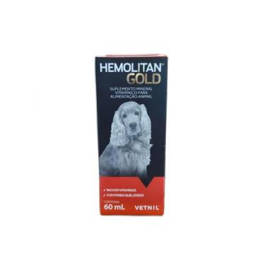 Imagem de Hemolitan Gold Suplemento Alimentar Cães e Gatos 60 mL - Vetnil