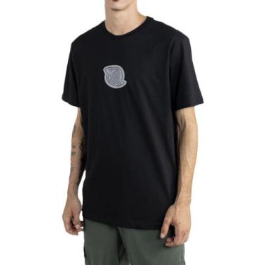 Imagem de Camiseta Lost Saturn Reflective Masculina Preto, GG, Preto