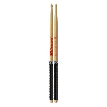 Imagem de Baqueta Ponta de Madeira 5B Liverpool SG 5BM Special Grip