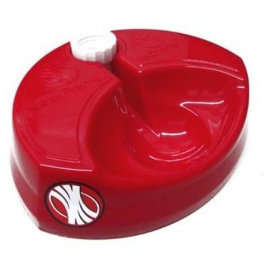 Imagem de Bebedouro Pet Automático Cães Gatos Water Cat Agua Vermelho - Yanpet