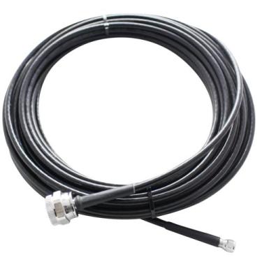 Imagem de Cabo coaxial intelbras ccx 1001 conectores n tnc dlv 5 10m