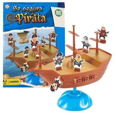Imagem de Jogo Se Segura Pirata Brinquedo De Equilíbrio Barco Ark Toys Tema:Pira