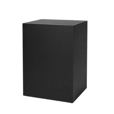 Imagem de Manequim Cubo Tablado Expositor Busto 60x35x35cm MDF Preto - Instaloja