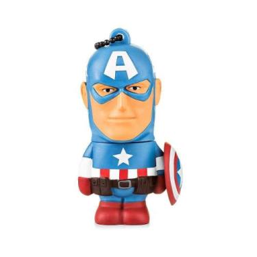 Imagem de Pendrive Multilaser Capitao America 8gb Pd080 - Eletronica Castro