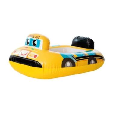 Imagem de Boia Inflável Baby Bote Wet Set School Bus 59586 - Intex, Azul