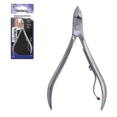 Imagem de Alicate De Cuticula De Inox Safira 3,5'' 9,6Cm Na Cartela - Original L