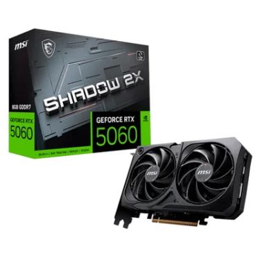 Imagem de Placa De Video Msi Geforce RTX 5060 Shadow 2x Oc 8GB Gddr7 128 Bits 912-v537-037
