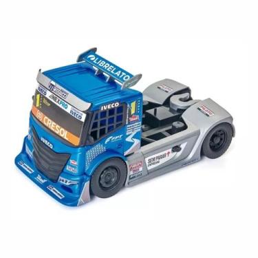 Imagem de Mini Caminhão Iveco S-Way Copa Truck 1/30 Realista Usual - Usual Brinq