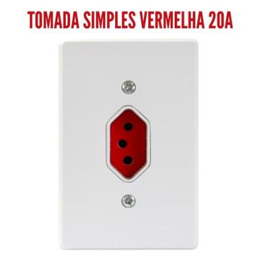 Imagem de Radial Linha Gelo Tomada ou Interruptor 4x2 Embutir 10A/20A Apagador, 