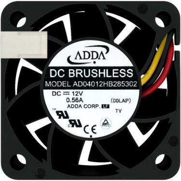 Imagem de Cooler AD04012HB285302 12V 0.56A 3P 4028 B2 Garantia 2 Anos - Adda/ Be