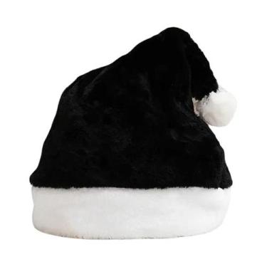 Imagem de Chapéu De Papai Noel Em Veludo Vermelho Para Adultos E Crianças, Acess