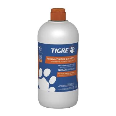 Imagem de Cola para PVC Adesivo em Frasco para Soldas em Tubos e Conexões com Durabilidade Tigre 850g
