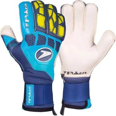 Imagem de Luva Poker Synthetic Grass Profissional 01061, Celeste, Marinho, Amare