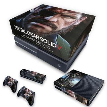 Imagem de Capa Anti Poeira E Skin Compatível Xbox One Fat - Metal Gear Solid V -
