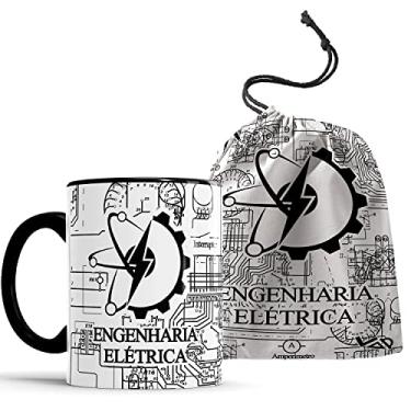 Imagem de Caneca Engenharia Elétrica Engenheiro com nome + saquinho