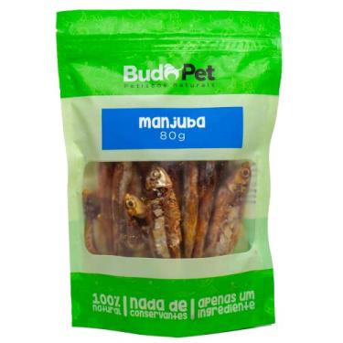 Imagem de Petisco Natural Manjuba para Cães e Gatos BudoPet