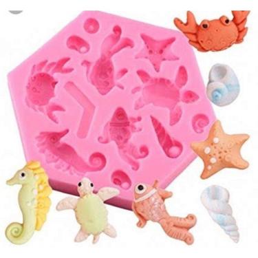 Imagem de Molde De Silicone Fundo Do Mar