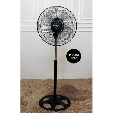 Imagem de Ventilador Pedestal 40 Cm GIRA 360 GRAUS Prado Hélice Com 5 Pás