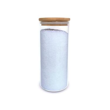 Imagem de Pote De Vidro De Mantimentos 800Ml C/ Tampa De Bambu Oikos